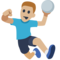 Person Playing Handball - Medium Light emoji on Facebook